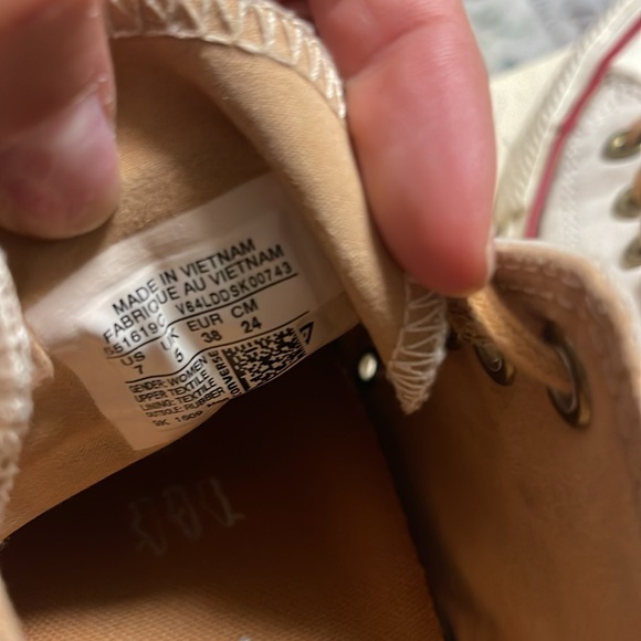 Converse wedge high top chuck Taylor sneakers ❤️size 7 - Picture 8 of 9